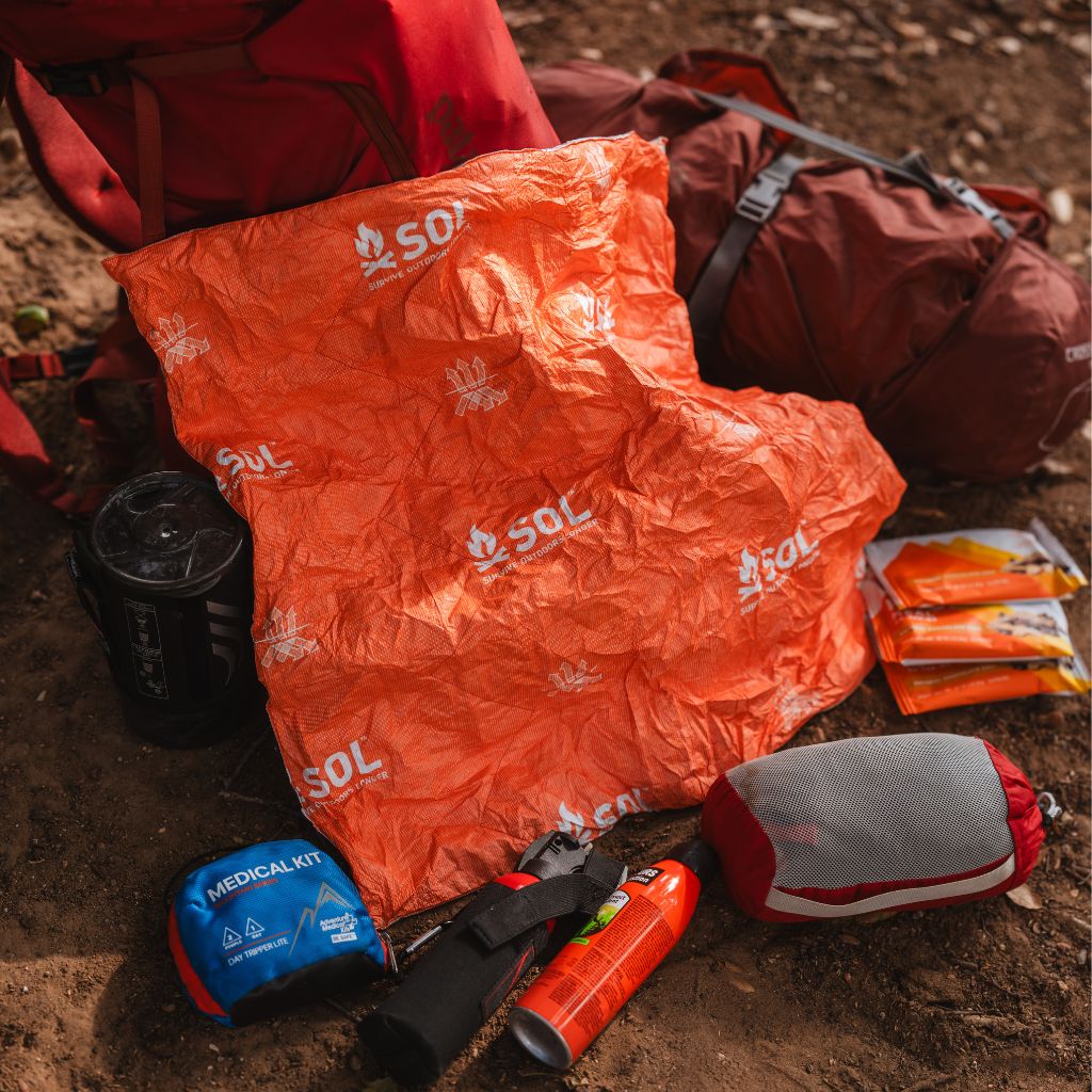 Escape Insulated Trail Seat laid out over gear