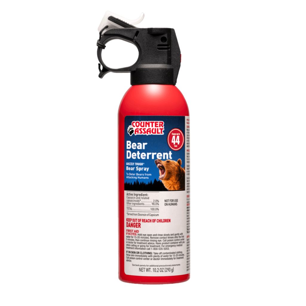 Counter Assault Bear Deterrent Spray can on a white background