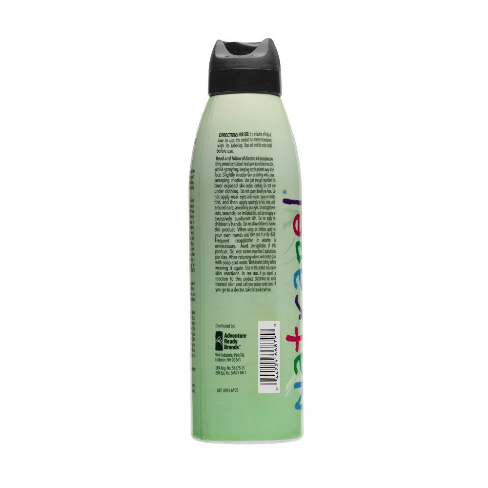 back of 6oz spray can of Natrapel Kids Insect Repellent