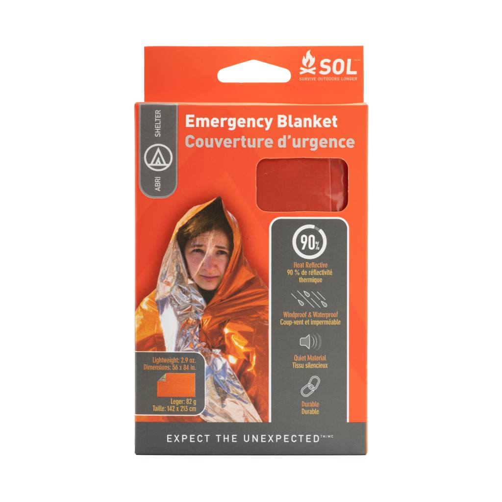 Emergency Blanket in packaging