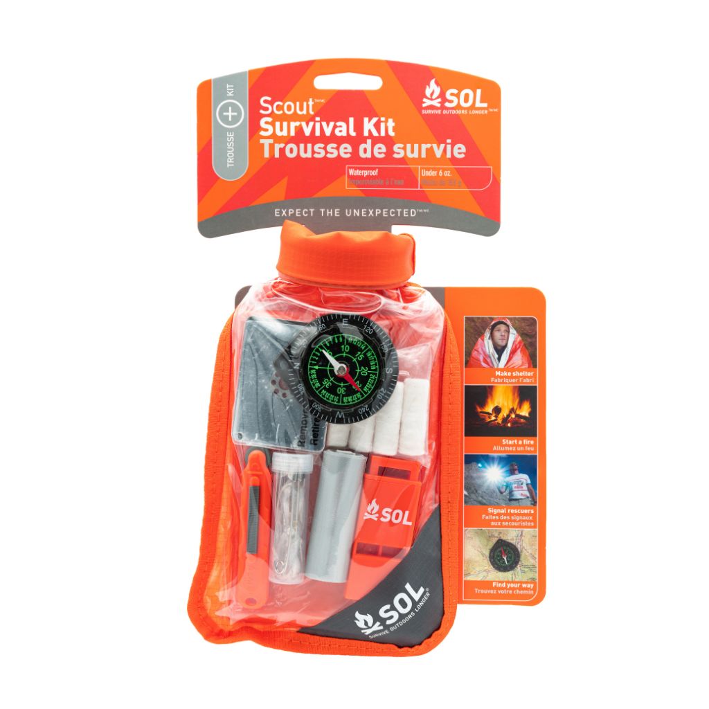 Scout Survival Kit in packaging