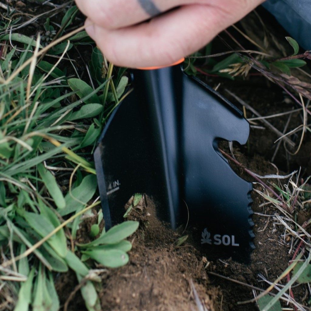 Stoke Shovel digging in ground