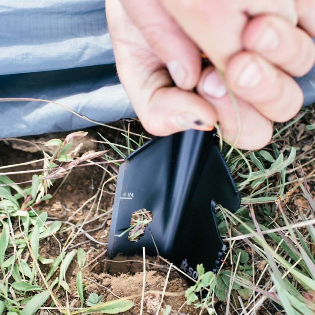 Stoke Shovel stuck into ground