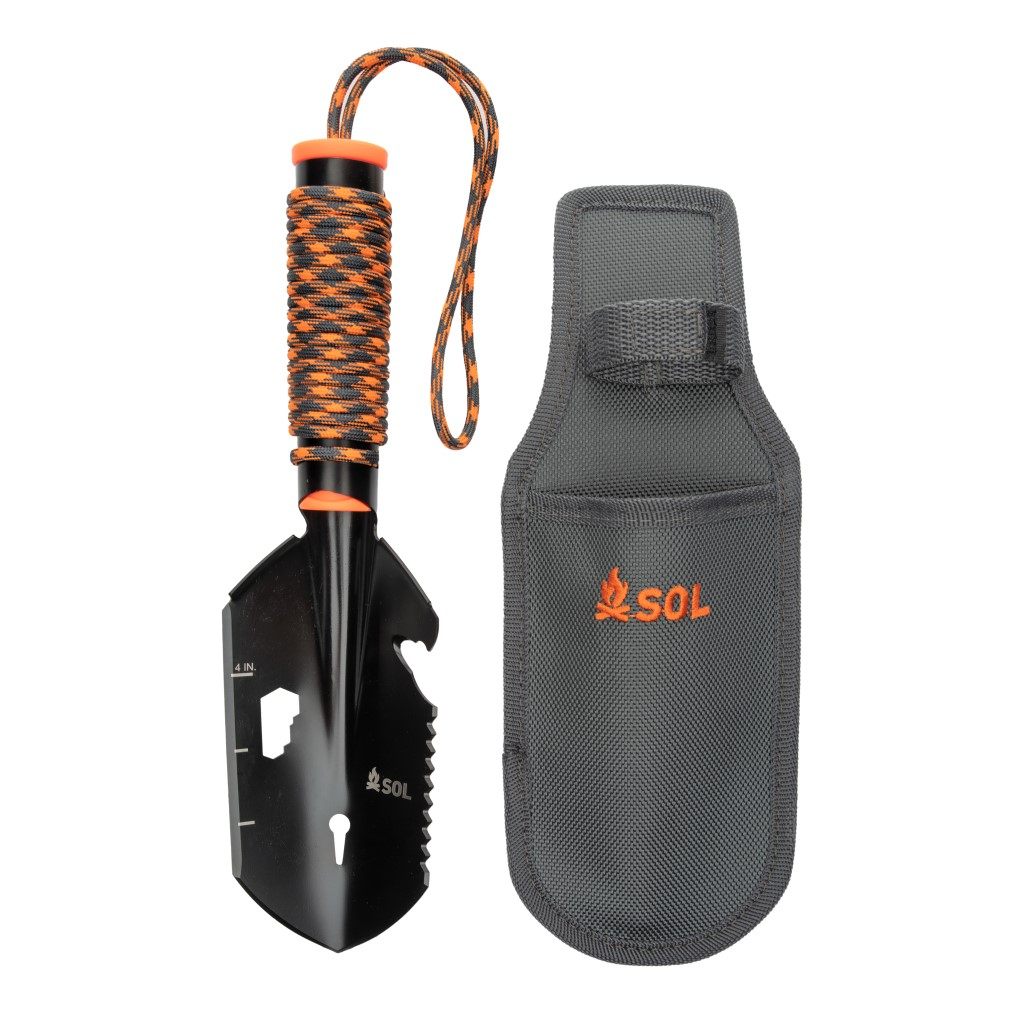 Stoke Shovel next to holster