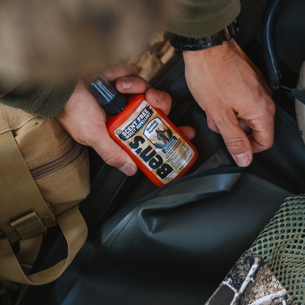 Ben's Hunting Formula 3.4 oz. pulling out of bag