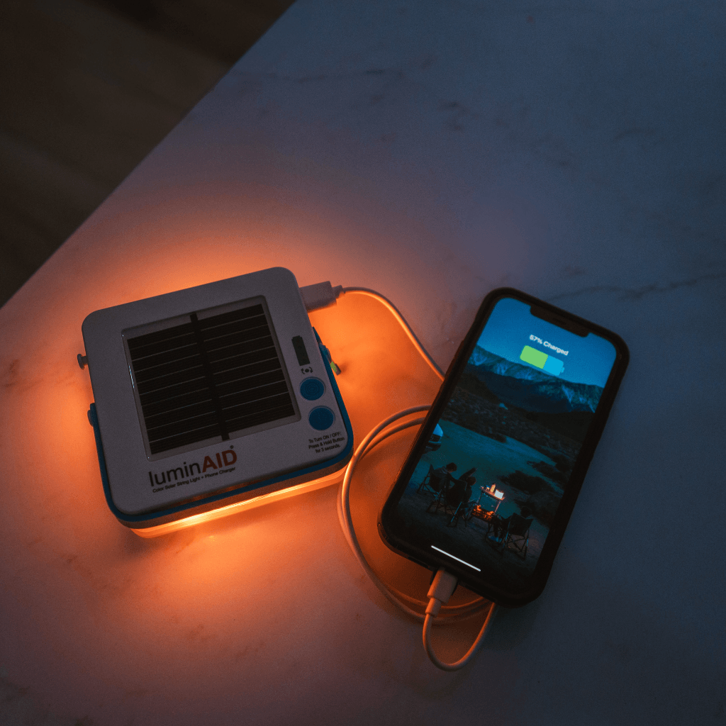 Solar String Light with Phone Charger