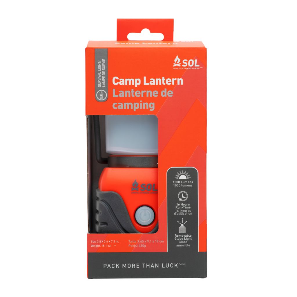 Camp Lantern 3D in packaging