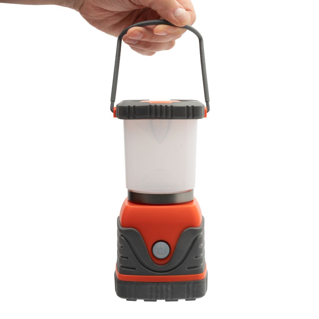 Camp Lantern Recharge with Power Bank holding by handle