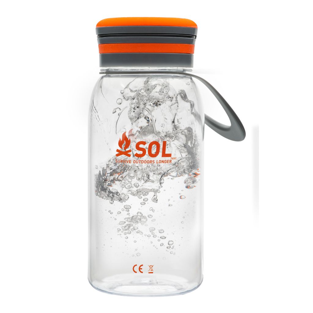 Venture Solar Water Bottle Lantern filled with water
