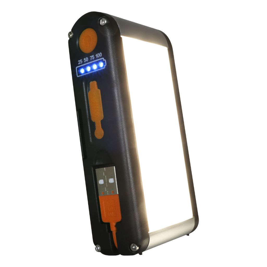 Venture Light 2600 Recharge with Power Bank lit up