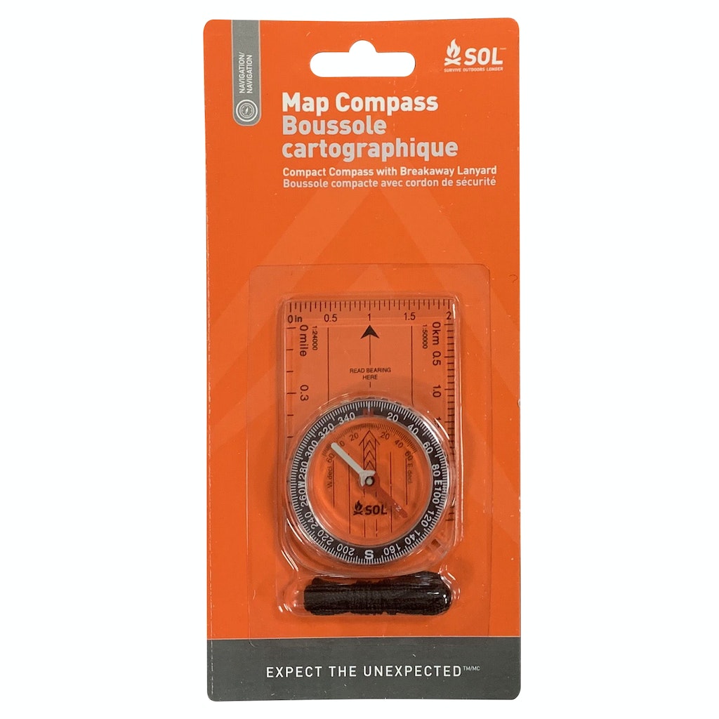 Map Compass in packaging